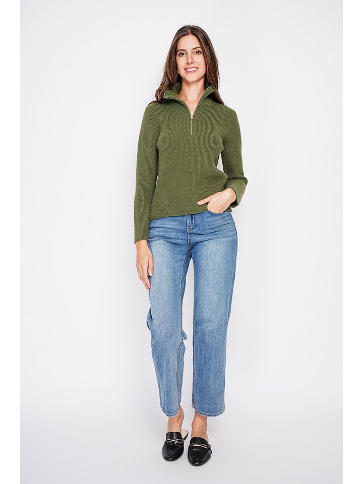 Sveter William de Faye Khaki 7095976 Pullover in Khaki - 5