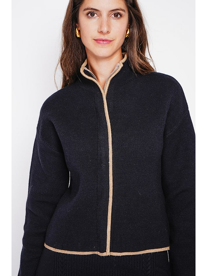 Sveter William de Faye Schwarz 279639 Cardigan in Schwarz - 4