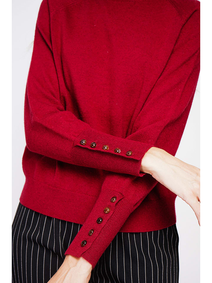 Sveter William de Faye Bordeaux 7213082 Rollkragenpullover in Bordeaux - 4