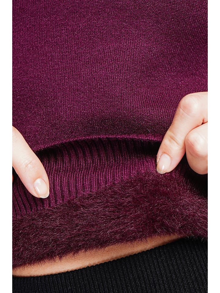 Sveter William de Faye Pflaume 373044 Pullover in Pflaume - 5