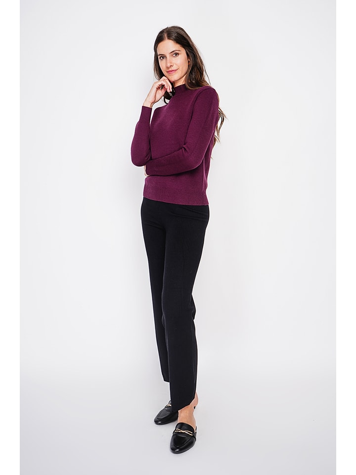 Sveter William de Faye Pflaume 373044 Pullover in Pflaume - 6