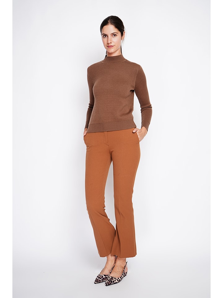 Sveter William de Faye Cognac 9322809 Pullover in Cognac - 5