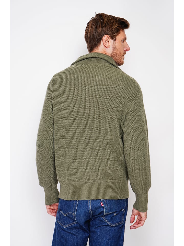 Sveter William de Faye Khaki 3526374 Pullover in Khaki - 2