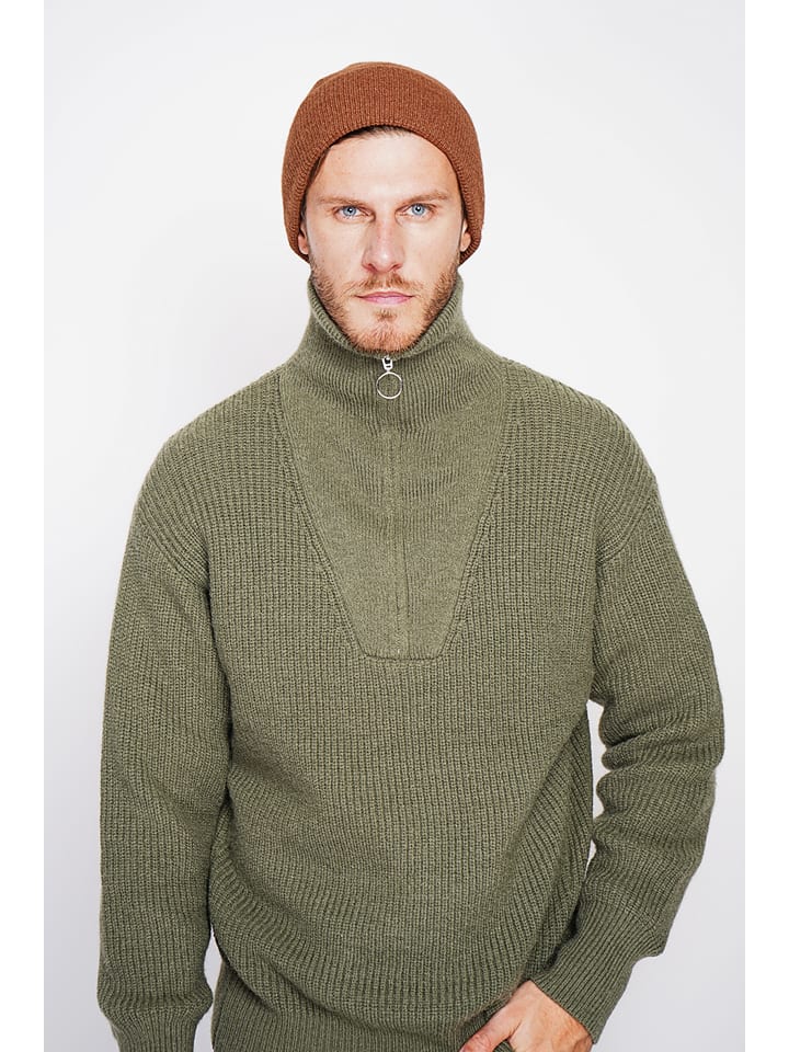 Sveter William de Faye Khaki 3526374 Pullover in Khaki - 3