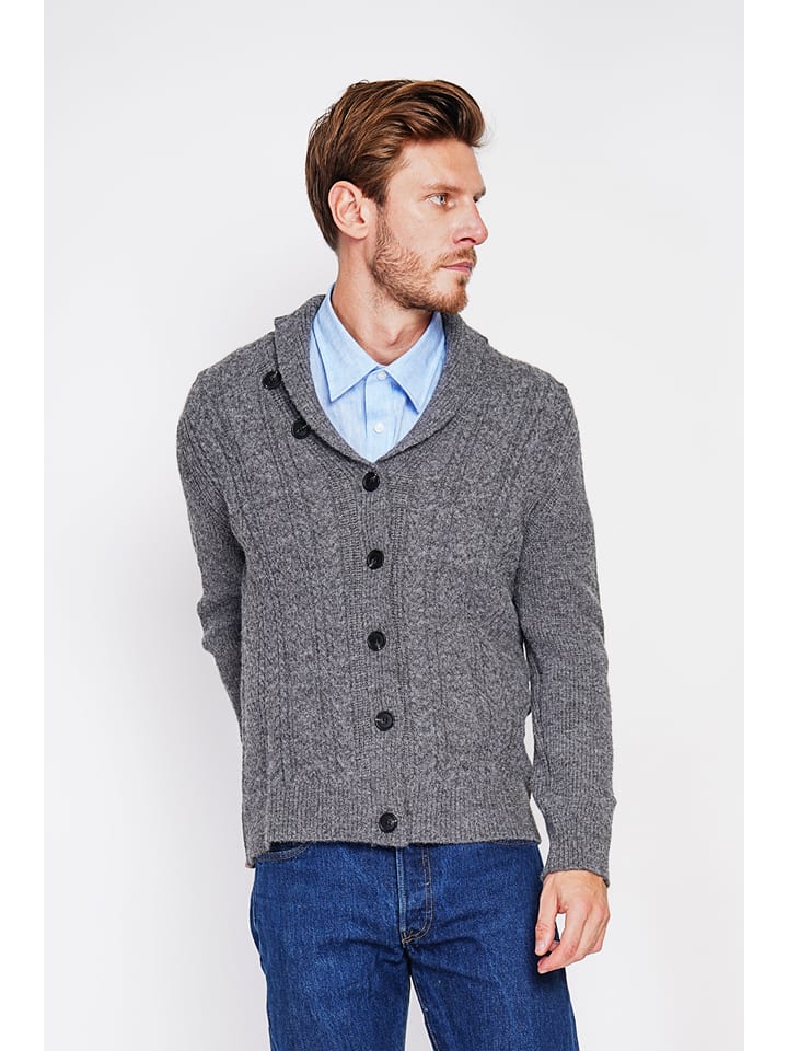 Sveter William de Faye Grau 353695 Cardigan in Grau - 2