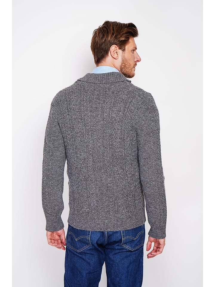 Sveter William de Faye Grau 353695 Cardigan in Grau - 3