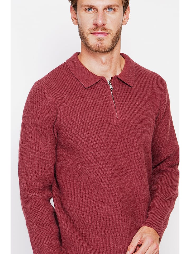 Sveter William de Faye Bordeaux 2183523 Pullover in Bordeaux - 4