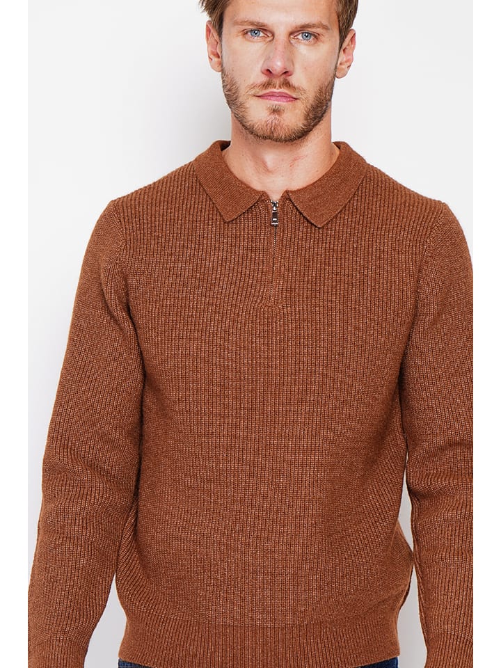 Sveter William de Faye Braun 2209532 Pullover in Braun - 5
