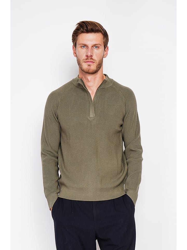 Sveter William de Faye Khaki 4771152 Pullover in Khaki - 2