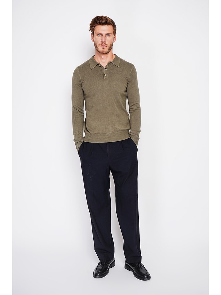 Sveter William de Faye Khaki 8807006 Pullover in Khaki - 4