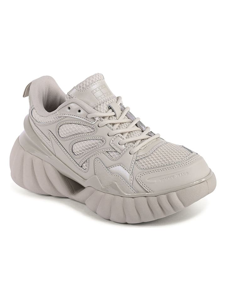Tenisky Tommy Hilfiger Shoes Beige 304037 Leder-Sneakers in Beige - 2