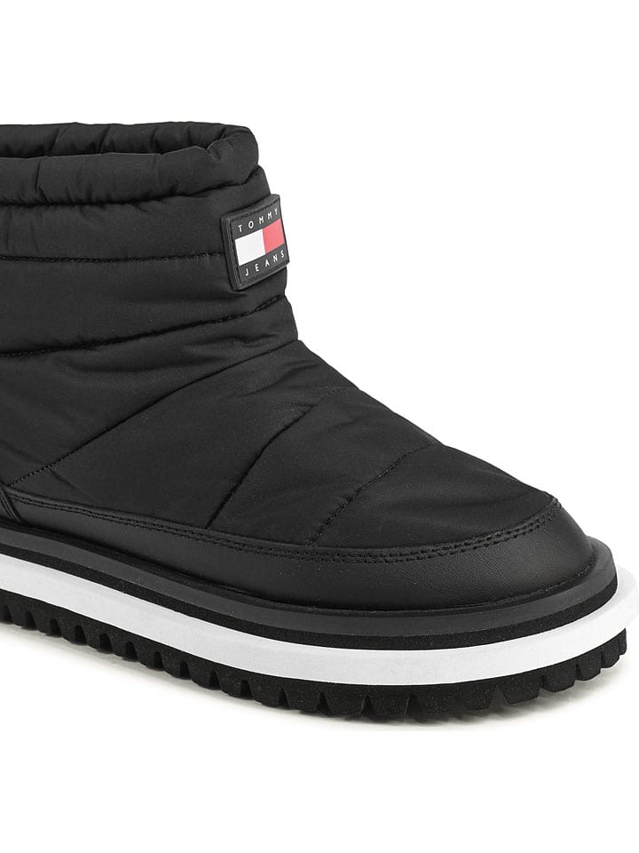 Topánky Tommy Hilfiger Shoes Schwarz 5999464 Leder-Boots in Schwarz - 4