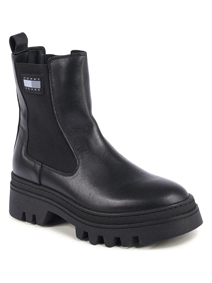 Topánky Tommy Hilfiger Shoes Schwarz 1239954 Leder-Chelsea-Boots in Schwarz - 2