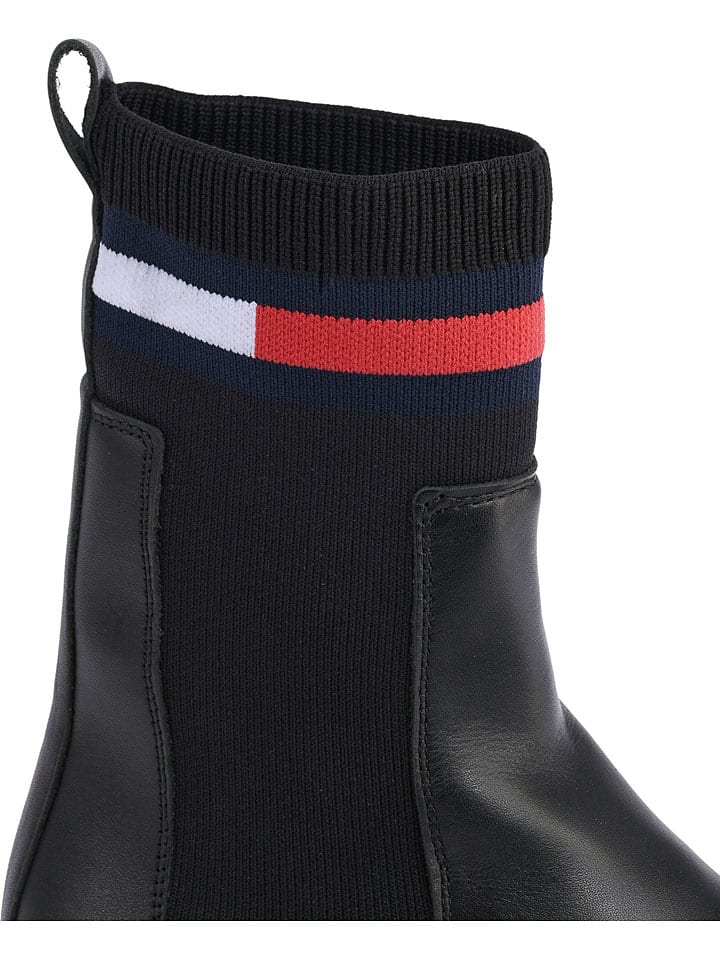 Topánky Tommy Hilfiger Shoes Schwarz 6248634 Leder-Chelsea-Boots in Schwarz - 4