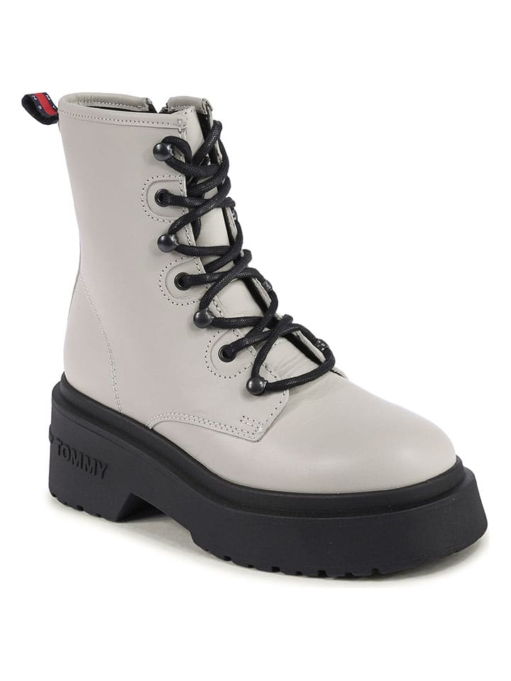 Topánky Tommy Hilfiger Shoes Beige 5968075 Leder-Boots in Beige - 2