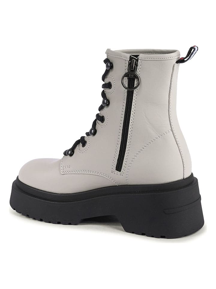 Topánky Tommy Hilfiger Shoes Beige 5968075 Leder-Boots in Beige - 3