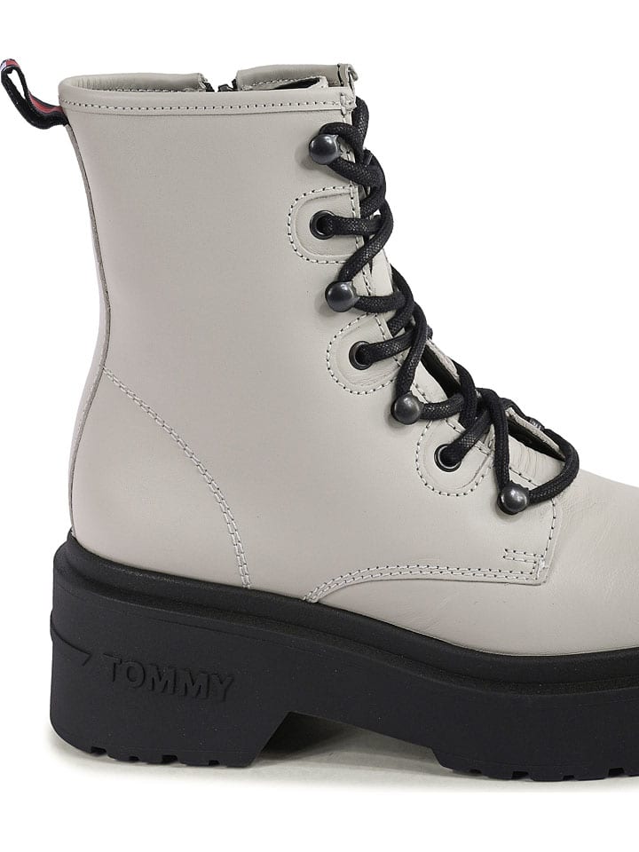 Topánky Tommy Hilfiger Shoes Beige 5968075 Leder-Boots in Beige - 4