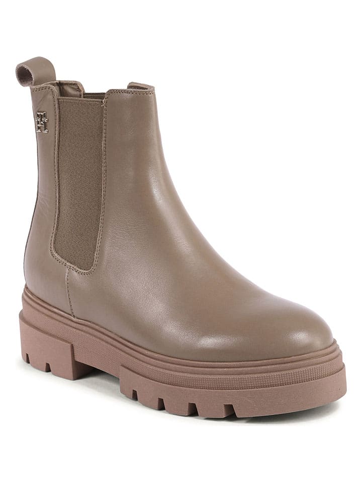 Topánky Tommy Hilfiger Shoes Hellbraun 4738875 Leder-Chelsea-Boots in Hellbraun - 2