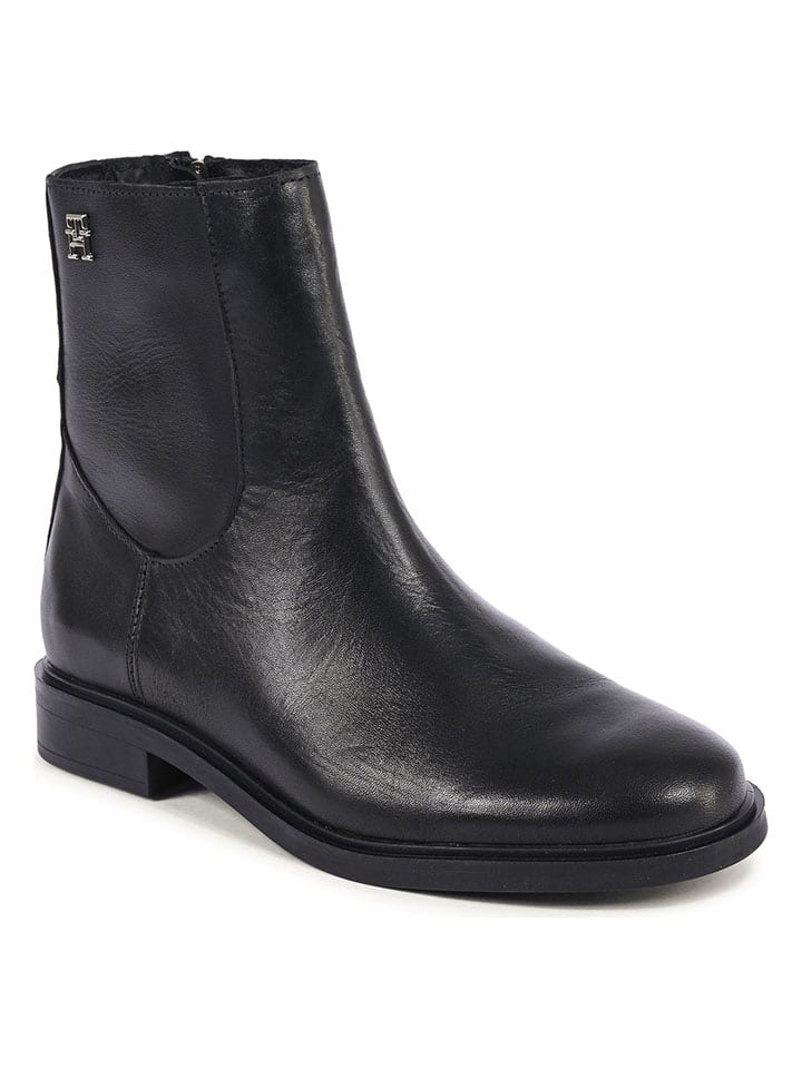 Topánky Tommy Hilfiger Shoes Schwarz 687709 Leder-Boots in Schwarz - 2