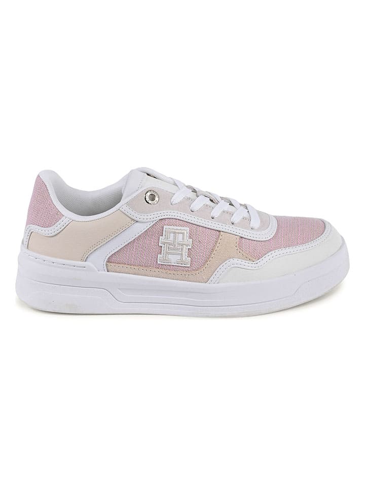 Tenisky Tommy Hilfiger Shoes Rosa/ Beige 8272736 Leder-Sneakers in Rosa/ Beige - 1