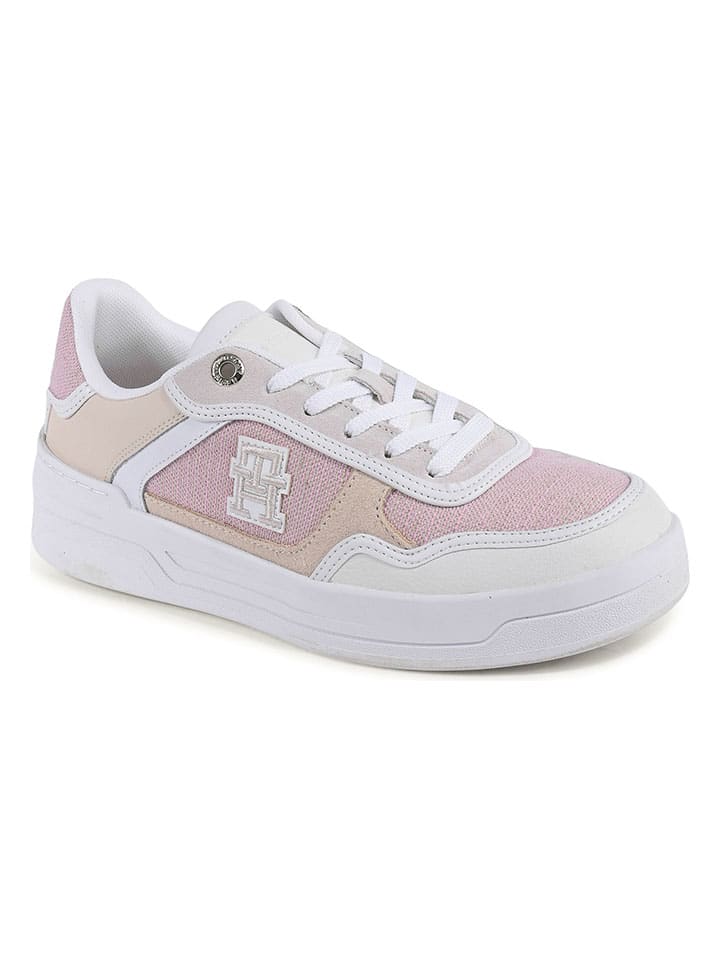 Tenisky Tommy Hilfiger Shoes Rosa/ Beige 8272736 Leder-Sneakers in Rosa/ Beige - 2