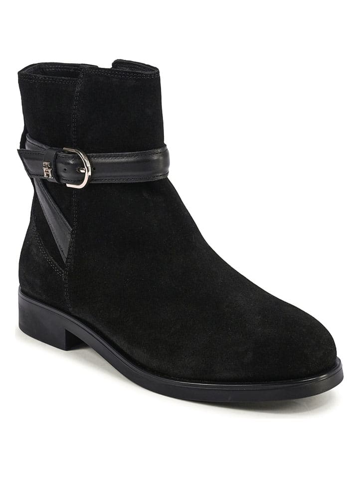 Topánky Tommy Hilfiger Shoes Schwarz 9563285 Leder-Boots in Schwarz - 2