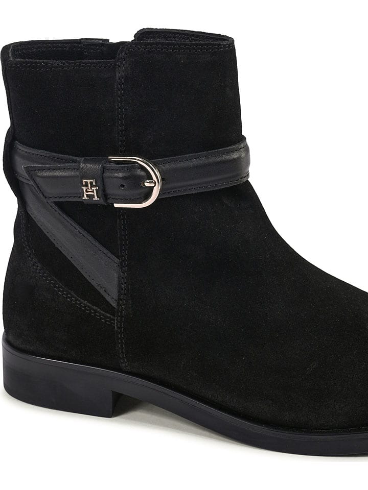 Topánky Tommy Hilfiger Shoes Schwarz 9563285 Leder-Boots in Schwarz - 4