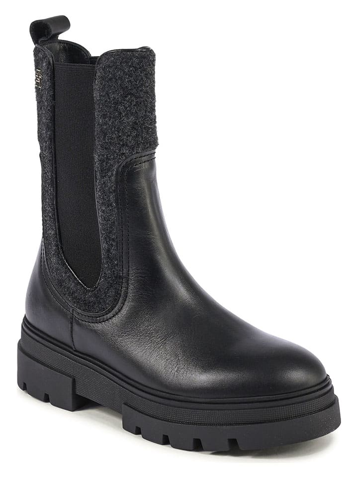 Topánky Tommy Hilfiger Shoes Schwarz 2971280 Leder-Chelsea-Boots in Schwarz - 2
