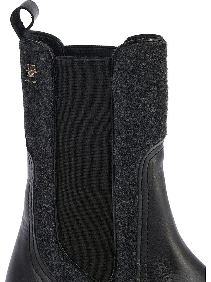 Topánky Tommy Hilfiger Shoes Schwarz 2971280 Leder-Chelsea-Boots in Schwarz - 4