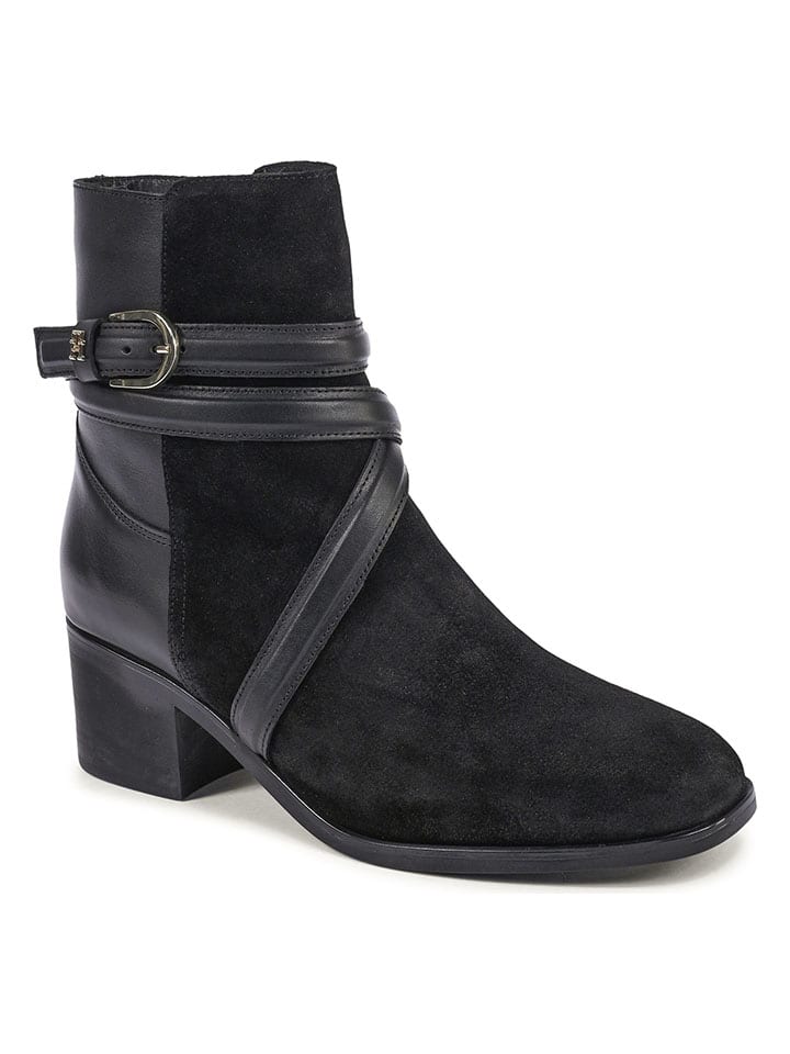 Topánky Tommy Hilfiger Shoes Schwarz 1449940 Leder-Boots in Schwarz - 2