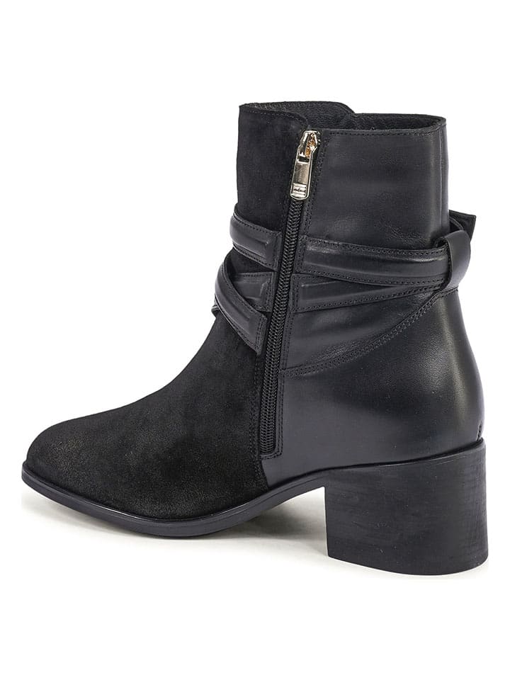 Topánky Tommy Hilfiger Shoes Schwarz 1449940 Leder-Boots in Schwarz - 3