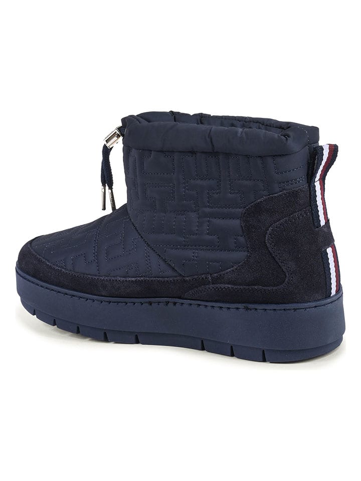 Topánky Tommy Hilfiger Shoes Dunkelblau 6328228 Leder-Winterboots in Dunkelblau - 3