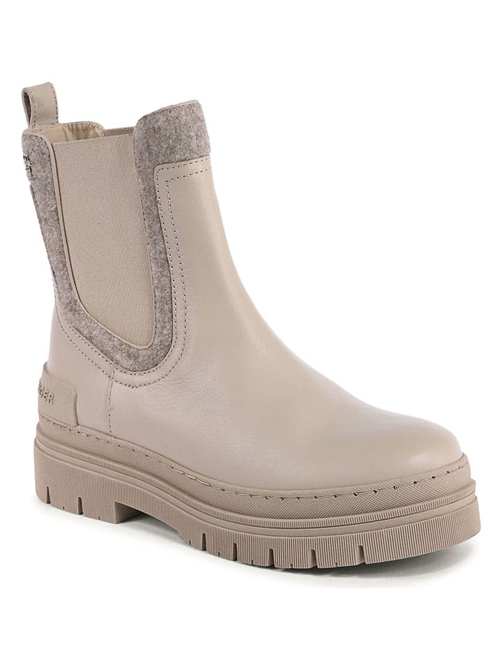 Topánky Tommy Hilfiger Shoes Beige 896515 Leder-Chelsea-Boots in Beige - 2