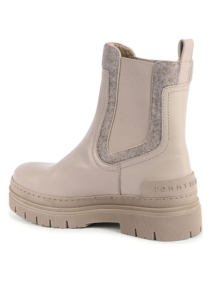 Topánky Tommy Hilfiger Shoes Beige 896515 Leder-Chelsea-Boots in Beige - 3