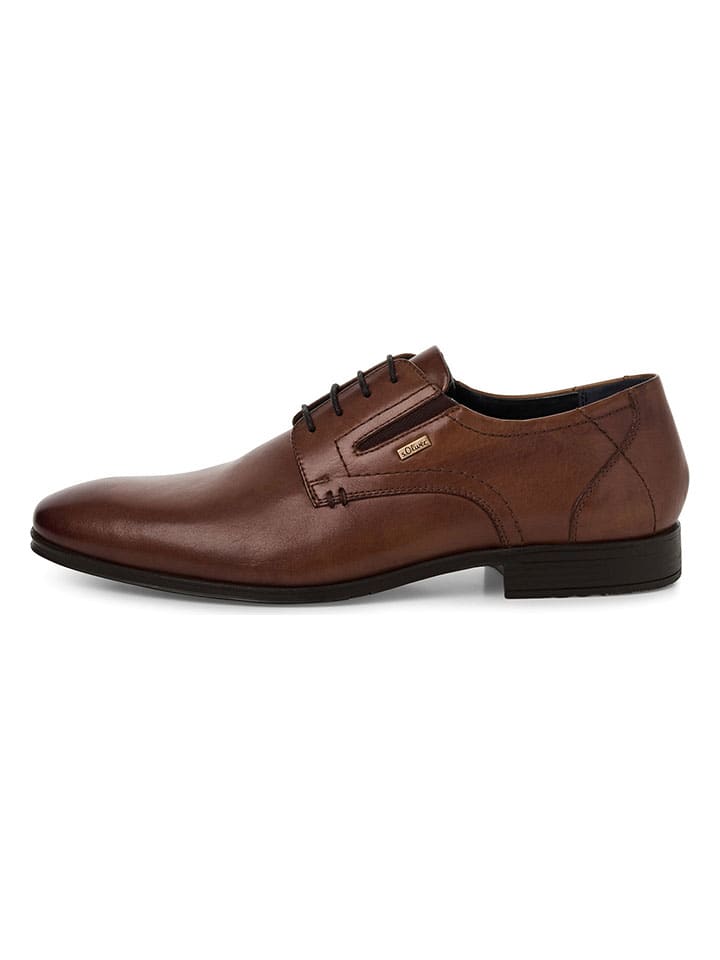 Topánky s.Oliver Hellbraun 8174143 Leder-Schnürschuhe in Hellbraun - 2