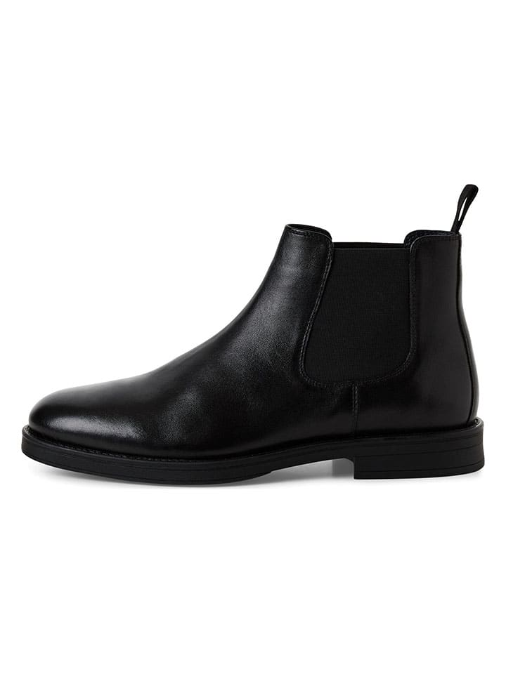Topánky s.Oliver Schwarz 4748627 Leder-Chelsea-Boots in Schwarz - 2