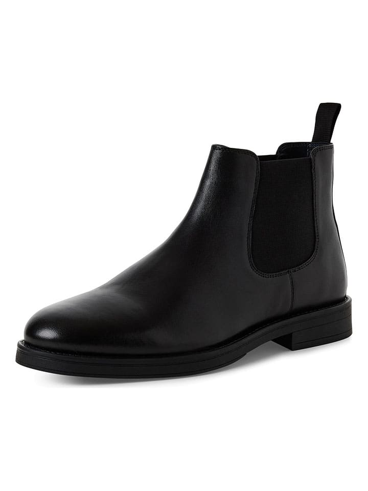 Topánky s.Oliver Schwarz 4748627 Leder-Chelsea-Boots in Schwarz - 3