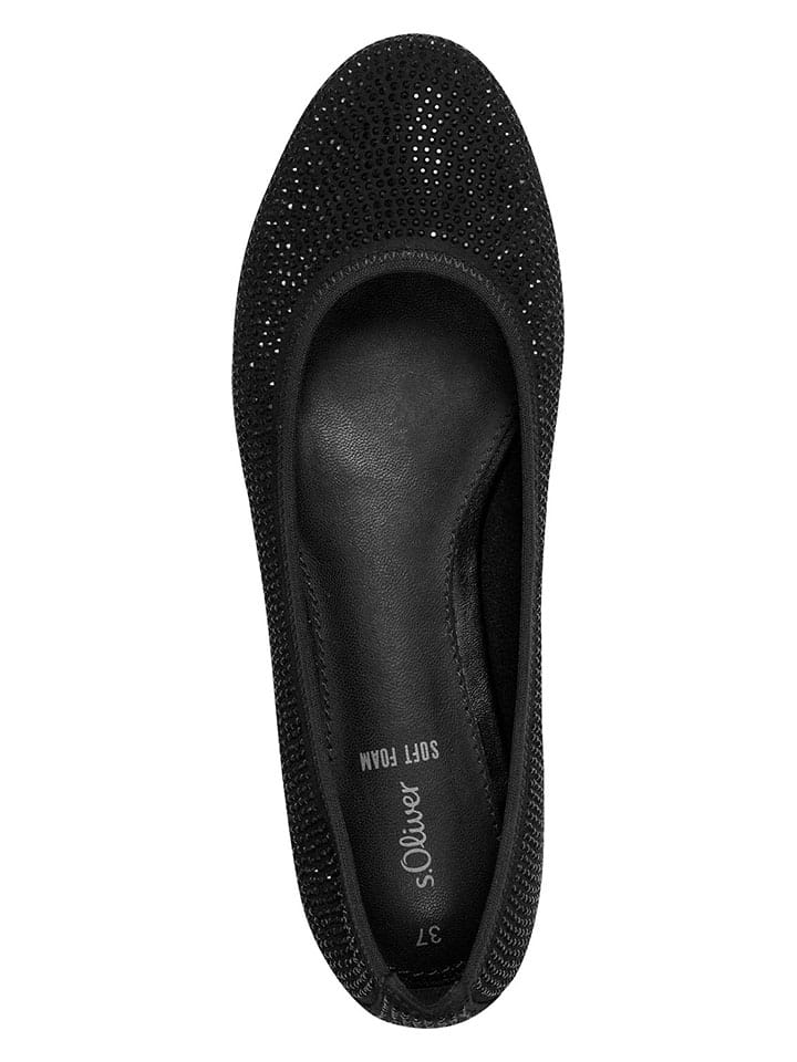 s.Oliver Schwarz 4522175 Ballerinas in Schwarz - 6