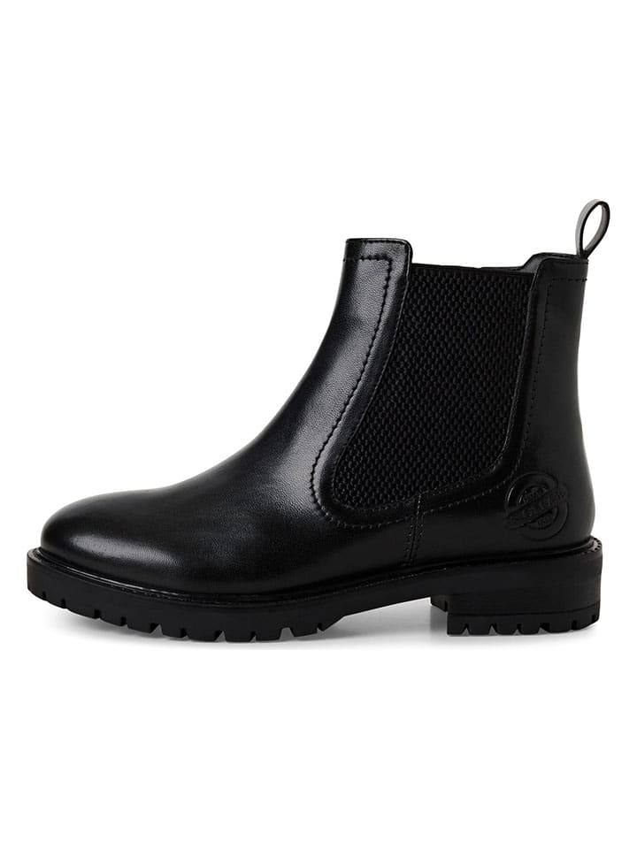 Topánky s.Oliver Schwarz 634567 Leder-Boots in Schwarz - 2