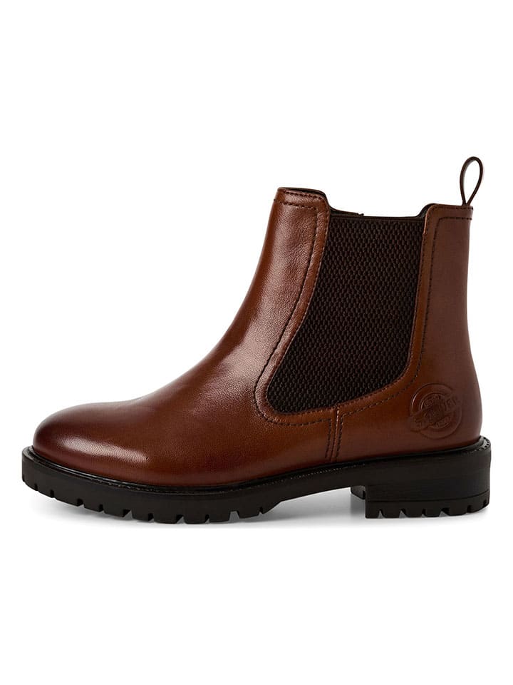 Topánky s.Oliver Hellbraun 9920089 Leder-Boots in Hellbraun - 2