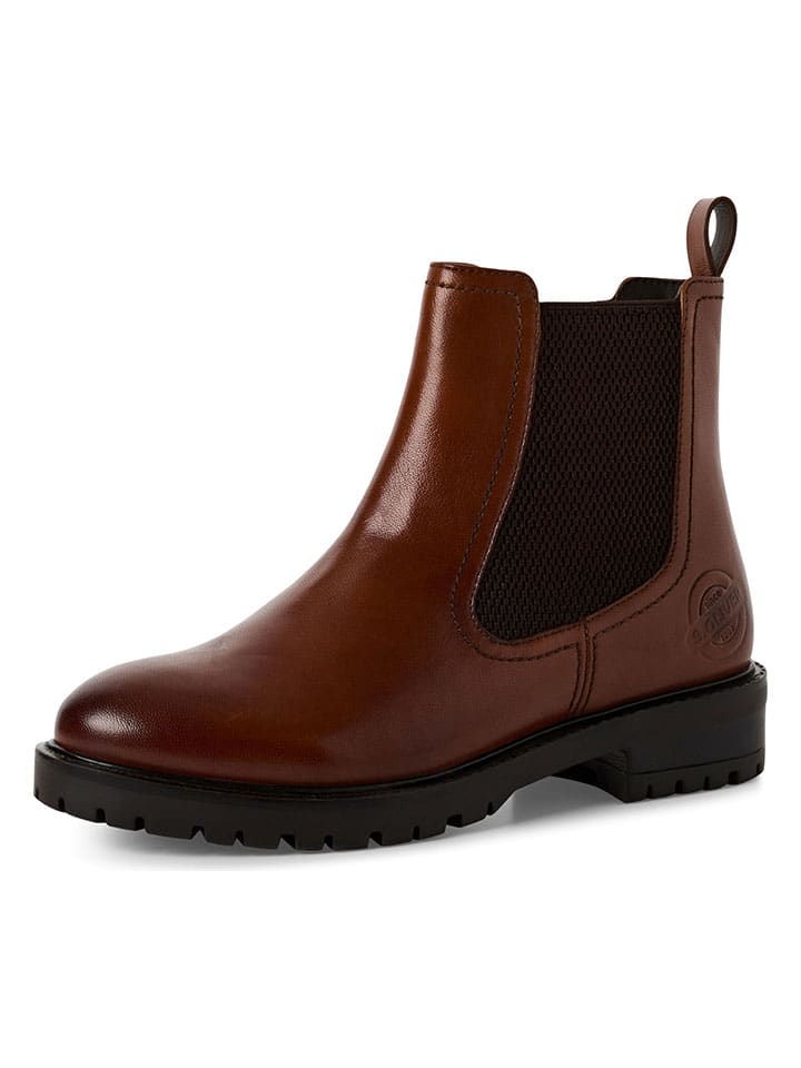 Topánky s.Oliver Hellbraun 9920089 Leder-Boots in Hellbraun - 3