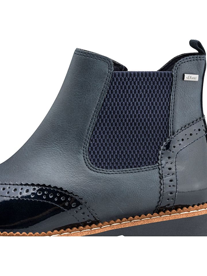 Topánky s.Oliver Dunkelblau 1468616 Ankle-Boots in Dunkelblau - 4