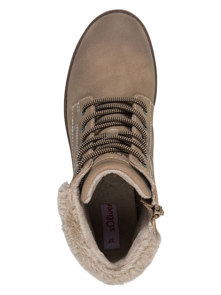Topánky s.Oliver Beige 1626440 Boots in Beige - 6