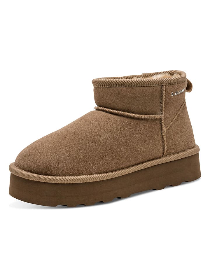Topánky s.Oliver Taupe 188699 Ankle-Boots in Taupe - 3