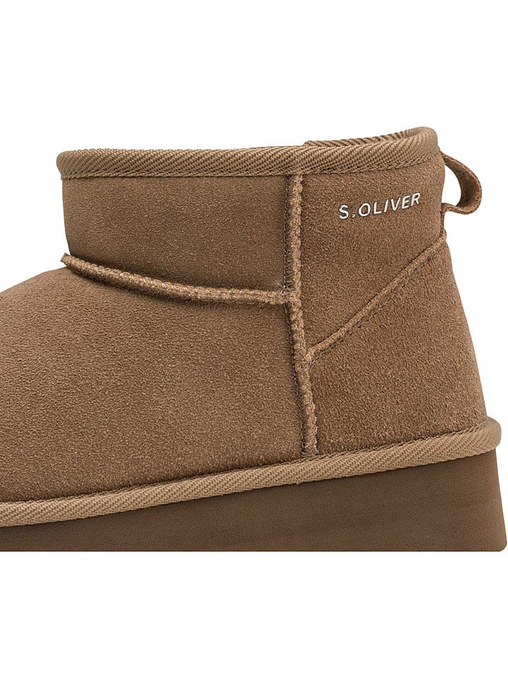 Topánky s.Oliver Taupe 188699 Ankle-Boots in Taupe - 4