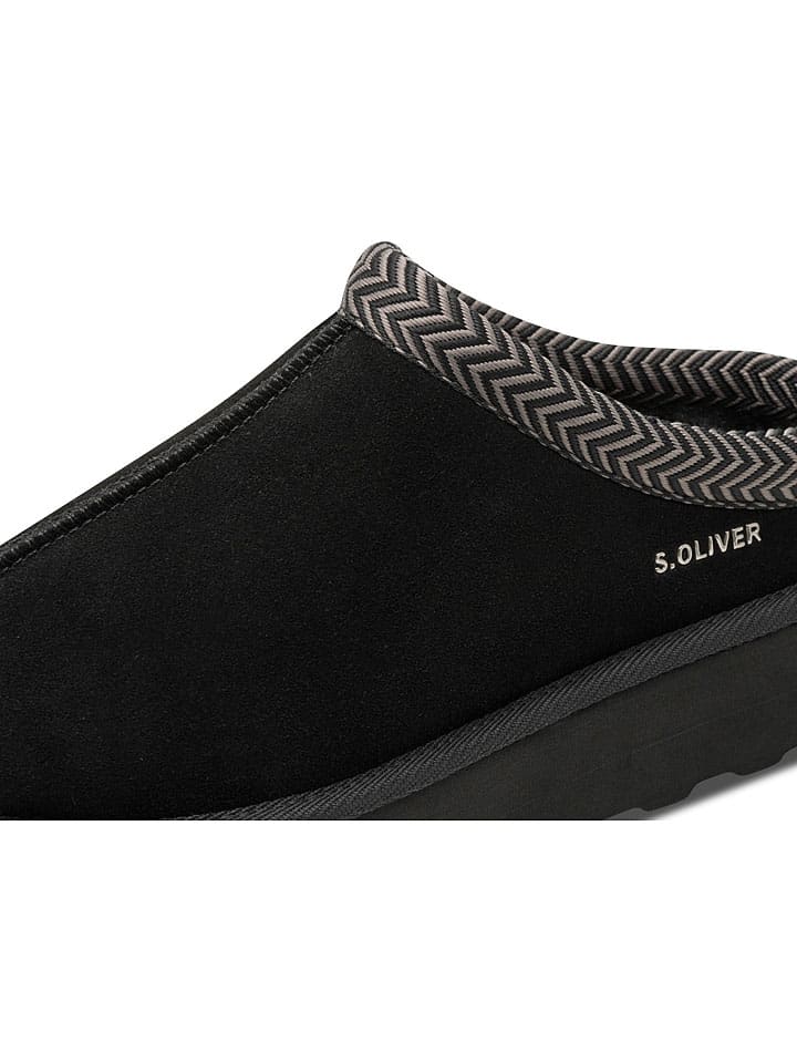 s.Oliver Schwarz 1806457 Hausschuhe in Schwarz - 4