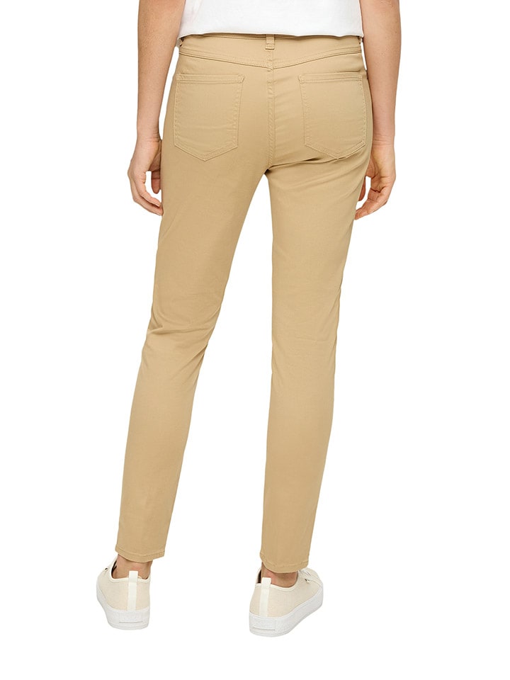 Nohavice s.Oliver Beige 3471118 Hose in Beige - 3