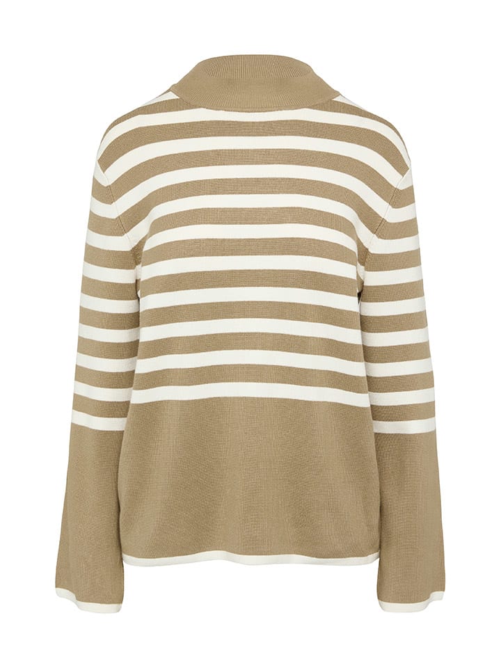 Sveter s.Oliver Hellbraun/ Weiß 6036636 Pullover in Hellbraun/ Weiß - 4