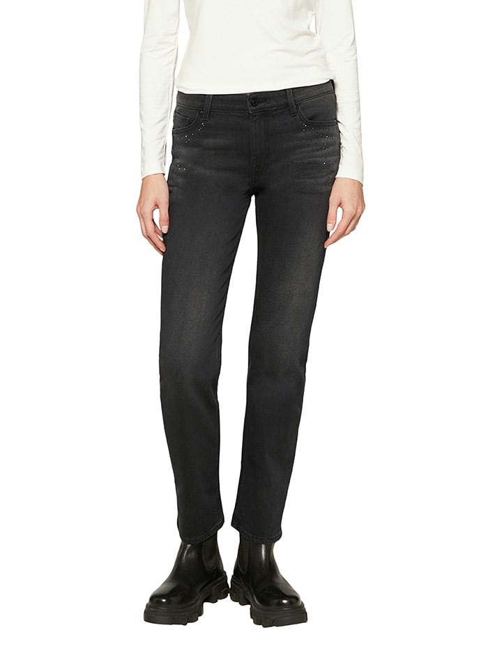 Dámske rifle s.Oliver Anthrazit 3671722 Jeans - Regular fit - in Anthrazit - 3