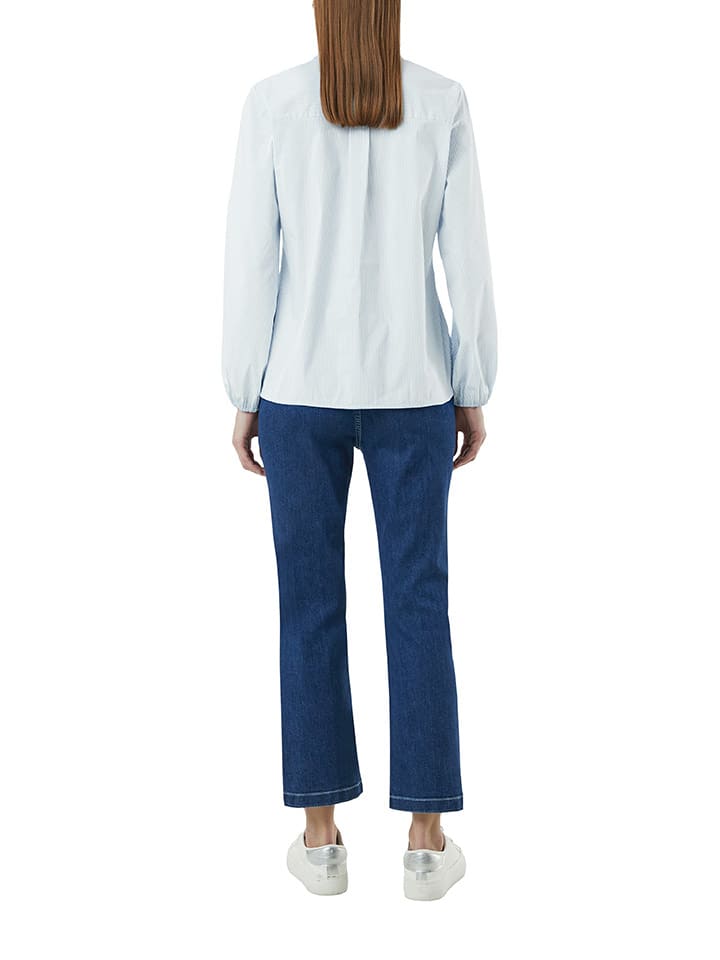 s.Oliver Hellblau/ Weiß 1096971 Bluse in Hellblau/ Weiß - 2